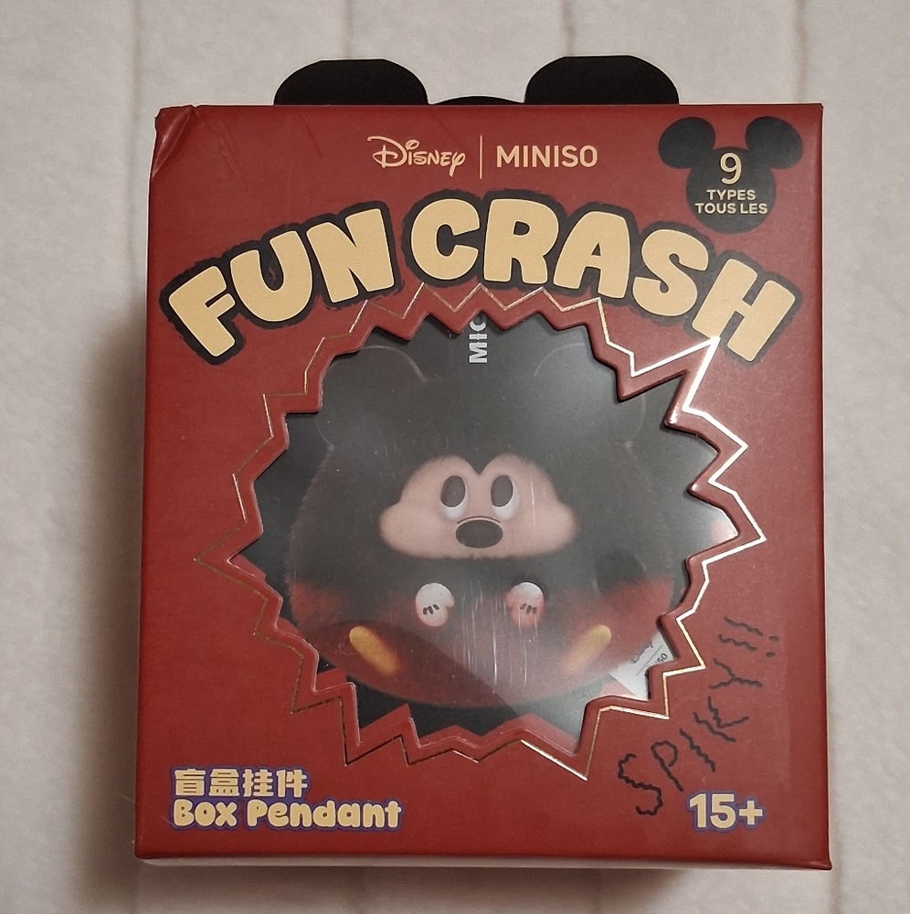 🔥B1G1🔥Disney Miniso  Fun Crash Plush Pendant Blind Box